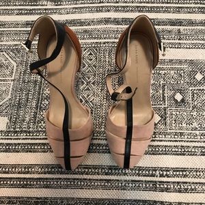 Zara t-strap heels